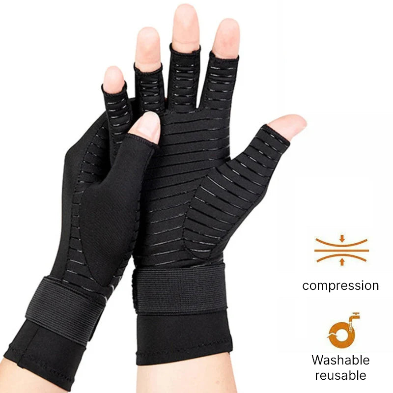 Fingerless Compression Gloves for Flexible & Pain-Free Hands – VitalGrip