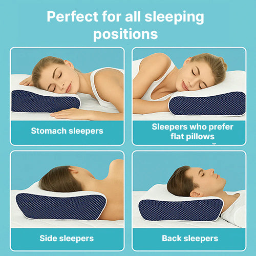 Orthopedic Cooling Sleep Pillow for Pain Relief and Support – ErgoCool