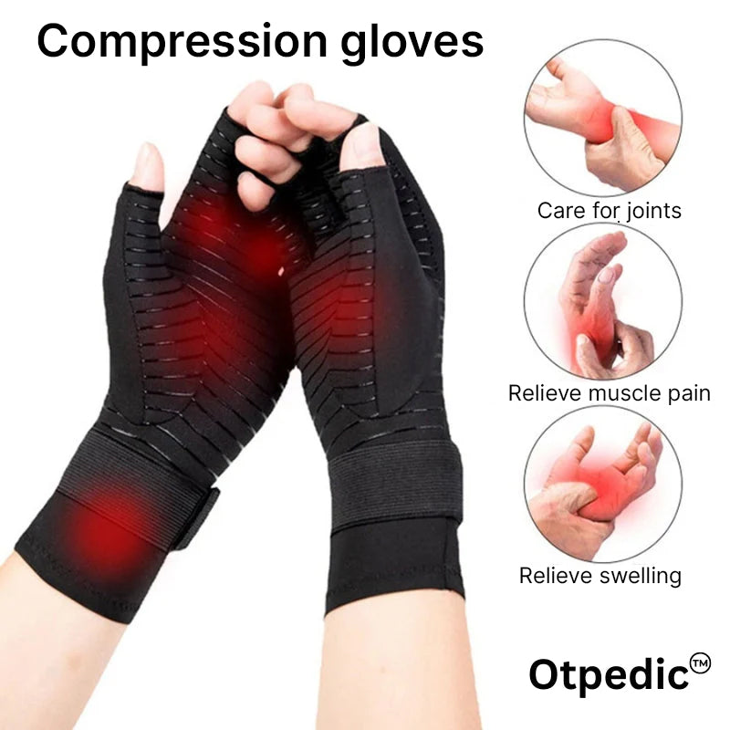 Fingerless Compression Gloves for Flexible & Pain-Free Hands – VitalGrip