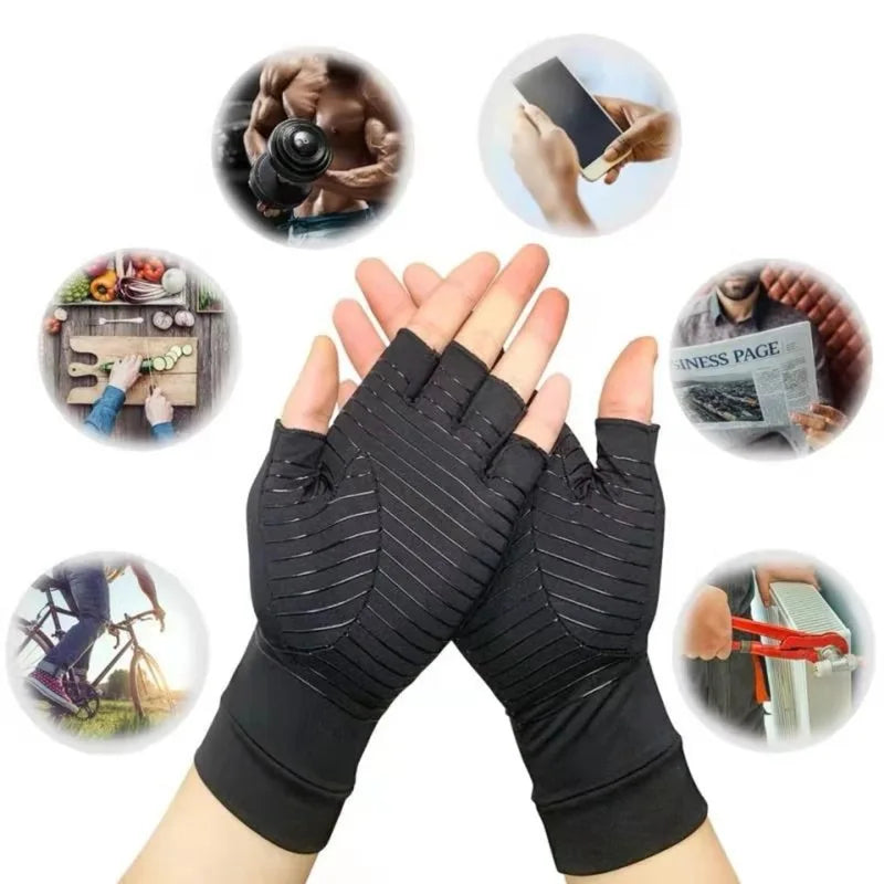 Fingerless Compression Gloves for Flexible & Pain-Free Hands – VitalGrip