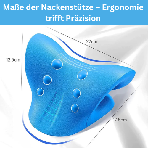 Orthopedic Neck Support for Neck Pain – NackPro for Posture Correction, Relaxation & Massage at Home, in the Office, or While Traveling